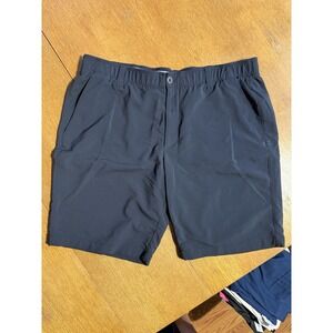 Under Armour Golf Shorts Mens 40 Navy Stretch Performance Flat Front 10" Inseam